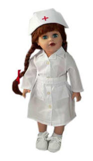 nurse outfit for 18 inch dolls