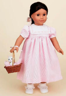 pink dress for american girl dolls