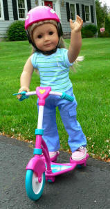 outdoor fun scooter for american girl doll
