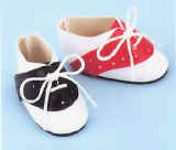 Doll saddle shoes