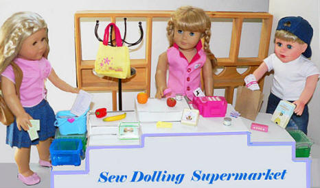 doll food shopping accessories