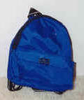 Blue backpack