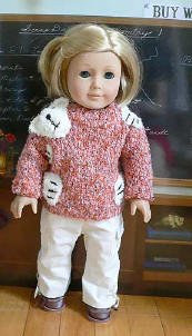 american girl doll sweater