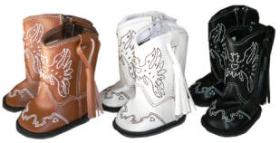 Footwear for your Doll: Cowboy boots