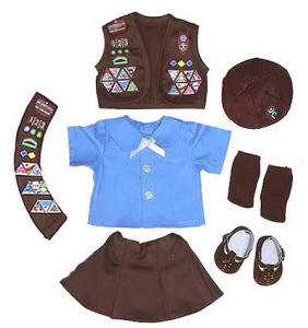 Brownie Scout doll Uniforms