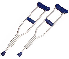 Doll crutches can be ordered separately.