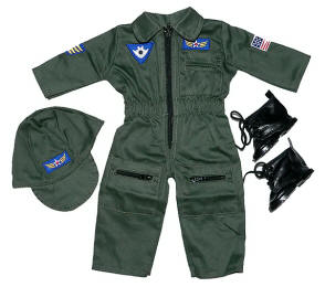 boy doll flight pilot outfit