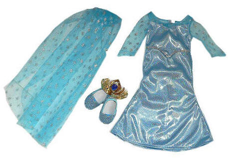 Doll dress like Elsa on Frozen®