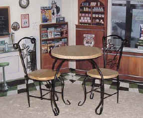 Ice Cream table and chairs for dolls