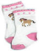 Doll socks with horses