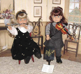 American girl dolls with our musical instrument accessories
