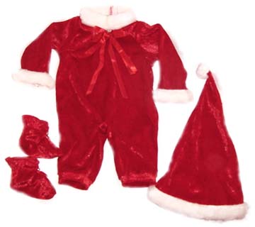Santa doll clothes for Lee Middleton babies