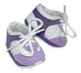 Light lavender doll shoes for running