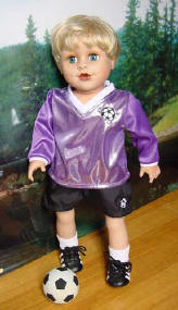 Soccer Set for Boy Dolls