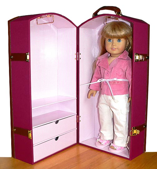 Find Cute Doll Trunks And Amoires To Fit The American Girl