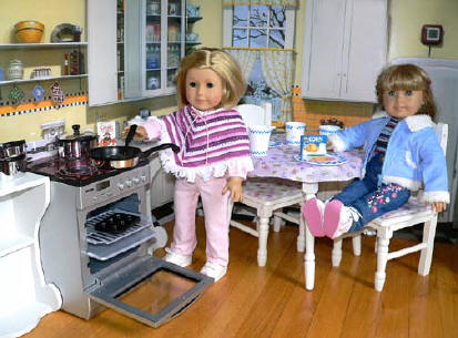 Kitchen Playsets for dolls like american girl